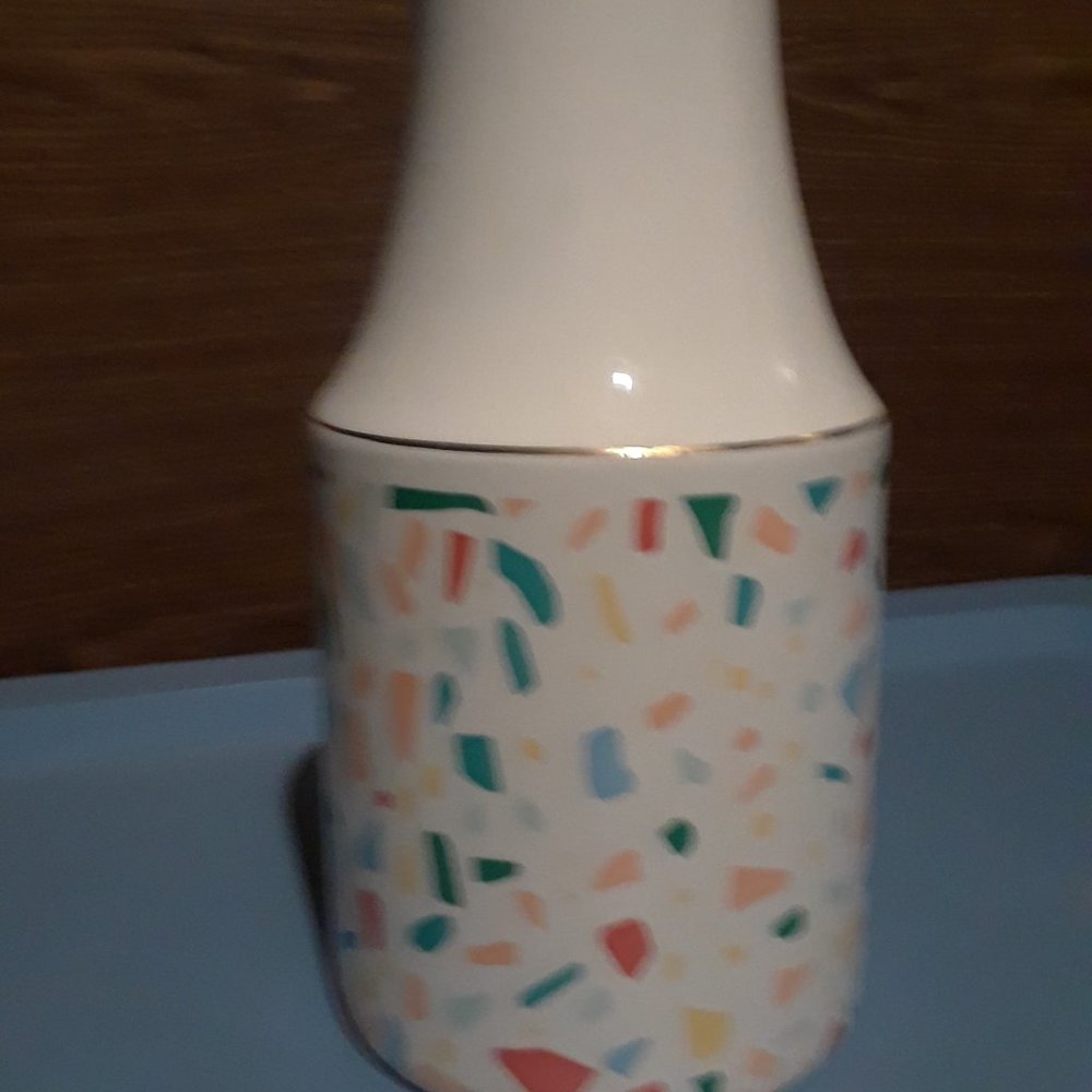 Vase with  multi-color design